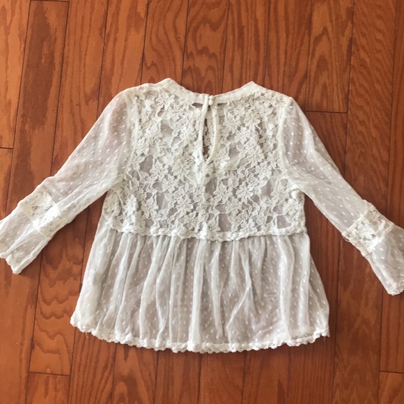 Lace Free People Boho Top - Picture 4 of 5